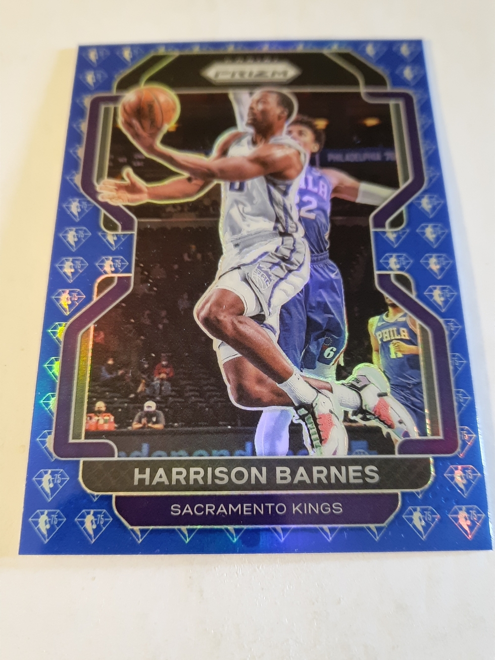 2021-22 Prizm Blue Prizm Harrison Barnes Sacramento Kings NM-MT